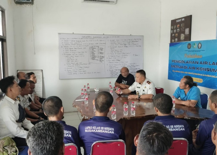Warga Binaan Nusakambangan Dilatih Ubah Air Laut Jadi Air Minum
