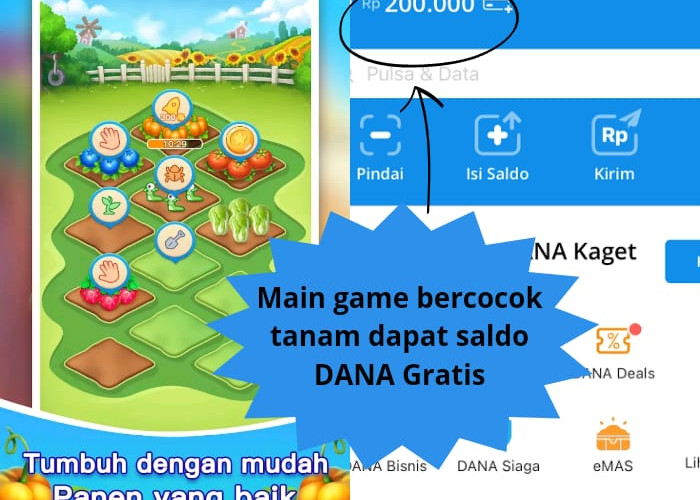 Game Bercocok Tanam Penghasil Saldo DANA Hingga Rp 200.000