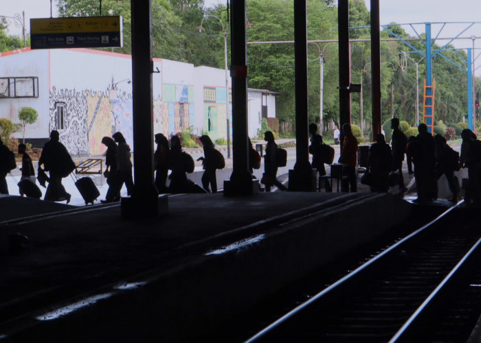 Mulai Ada Peningkatan Penumpang Turun di Stasiun Purwokerto 