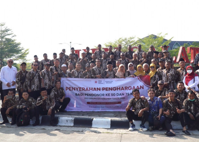 68 Pendonor Kebumen Dapat Penghargaan dari Gubernur