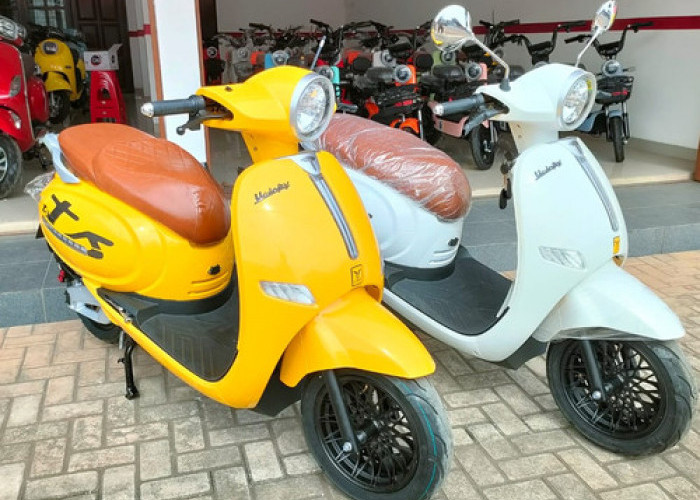 Desain Motor Listrik Uwinfly T5 Mirip Vespa, Dengan Harga 12 Jutaan  