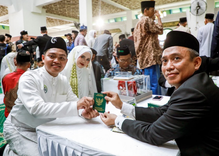 Tak Hanya Menikah Gratis, 62 Pasangan di Jateng Langsung Bawa Pulang Modal Usaha