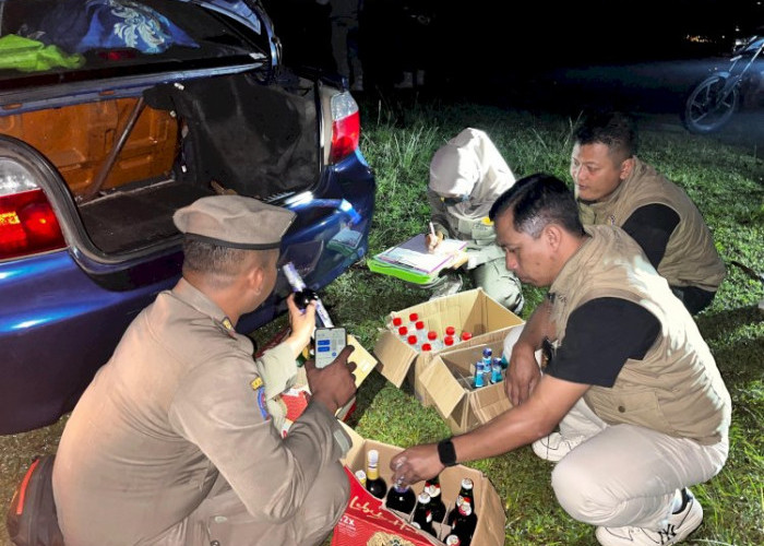 Satpol PP Banjarnegara Bongkar Penjualan Miras via Online dan COD, Puluhan Botol Diamankan