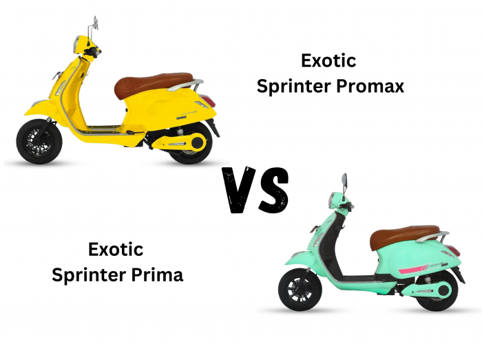 Perbandingan Motor Listrik Exotic Sprinter Prime Vs Exotic Sprinter Promax