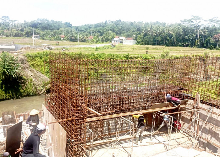 Jembatan Logawa Penghubung Sidabowa-Karanganyar Banyumas Dikebut, Target Fungsional Juli