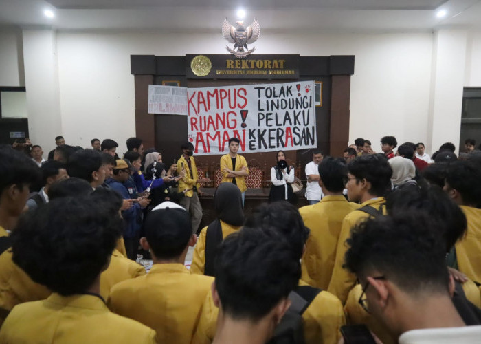 Tiga Kali Demo, Mahasiswa UNSOED Masih Tak Dapat Jawaban Rektor