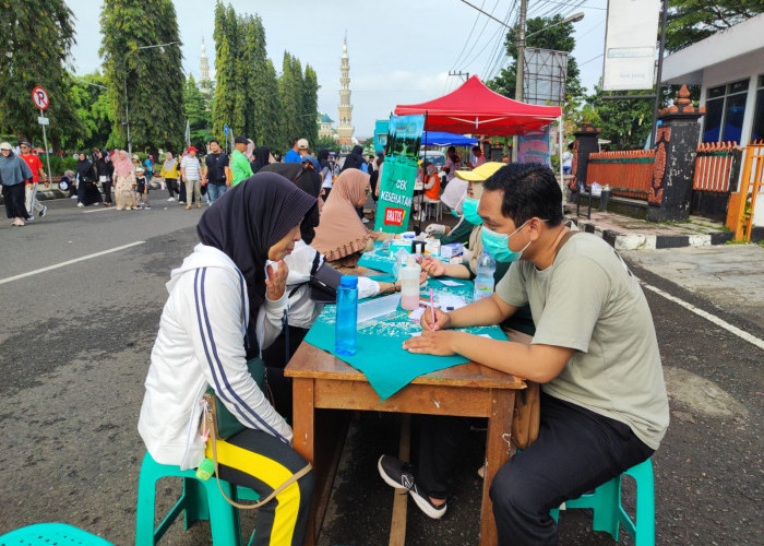 Warga Purbalingga Antusias Ikuti Cek Kesehatan Gratis Saat CFD