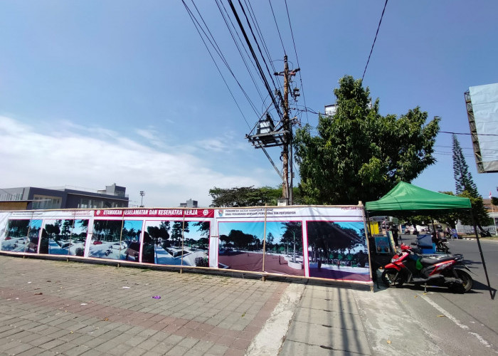 Soedirman Plaza Mulai Dibangun, Bakal Jadi RTH Estetik di Cilacap