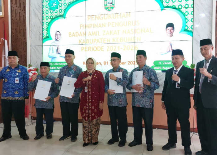 Bupati Kebumen Kukuhkan Pengurus Basnaz