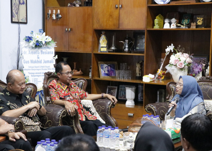 Silaturahmi dengan Bupati Terpilih, Pj Bupati Banjarnegara Tekankan Sinergi Pembangunan