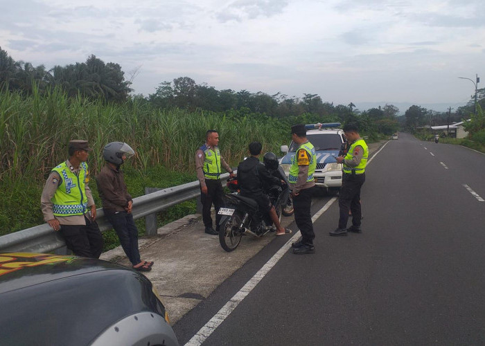 Diduga Jadi Lokasi Balap Liar, Polisi Bubarkan Puluhan Remaja di Jalan Bojong–Serayu Larangan Purbalingga