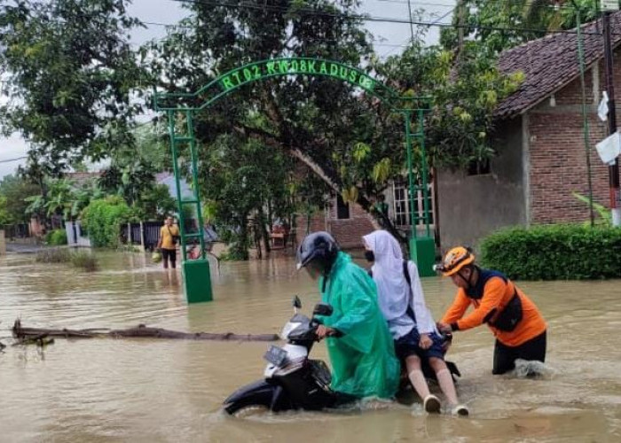 Hujan Sejak Minggu Sore, Tiga Desa di Kemangkon Terendam Banjir