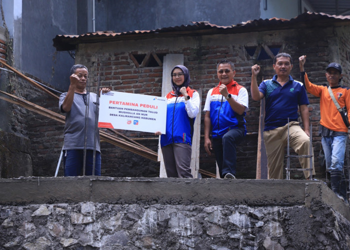 Misi Kemanusiaan Pertamina di Musholla An Nur, Mengokohkan Bangunan Talud, Memastikan Aman untuk Bersujud