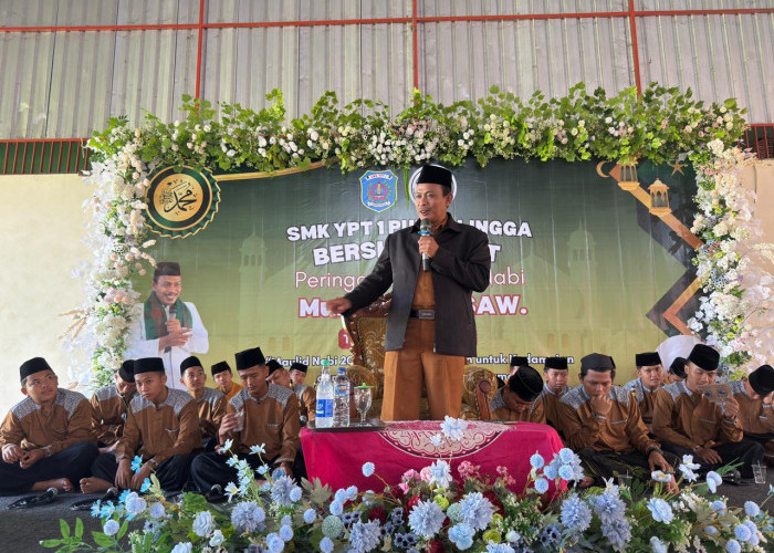 Peringati Maulid Nabi, SMK YPT 1 Purbalingga Gelar Sholawatan