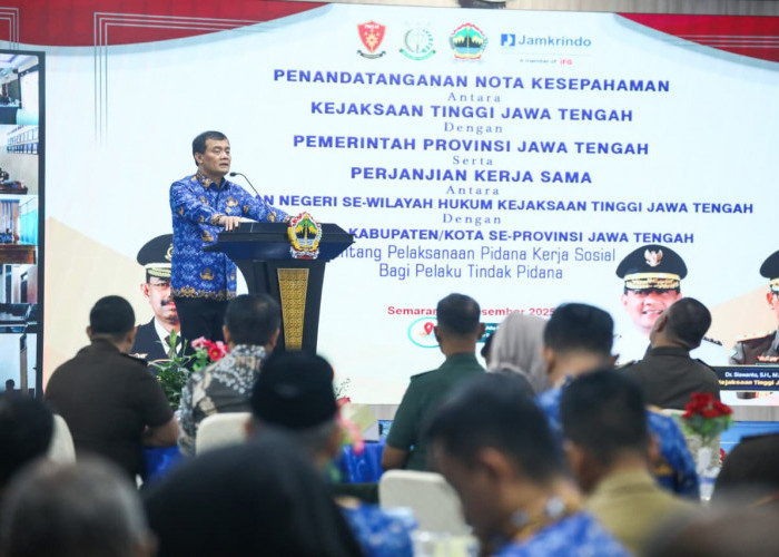 Mulai Berlaku 2026, Pemprov Jateng–Kejati Sepakat Terapkan Pidana Kerja Sosial