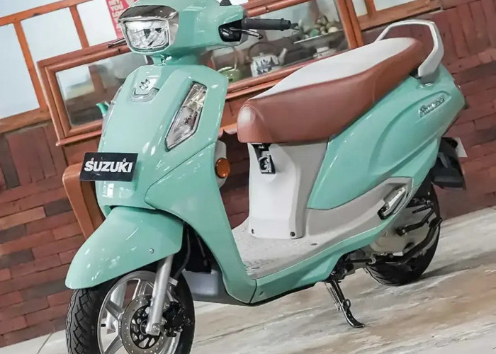 Unik! Suzuki Access 125 Punya Penutup Tangki Bensin di Belakang