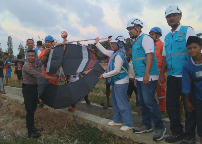 PLN Giatkan Sweeping Layang-Layang di Cilacap, Ganggu Jaringan SUTT, Dampaknya Bisa Sampai Jakarta-Bali