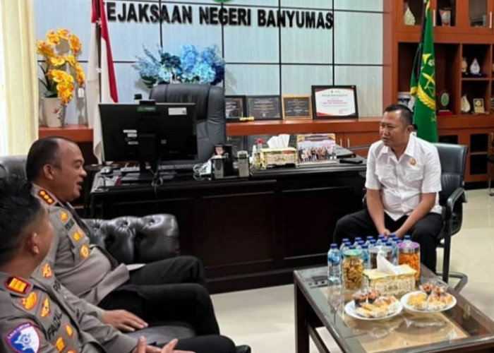 Kejari Banyumas Perkuat Penegakan Hukum, Polresta Banyumas Bangun Koordinasi Demi Layanan Berkeadilan