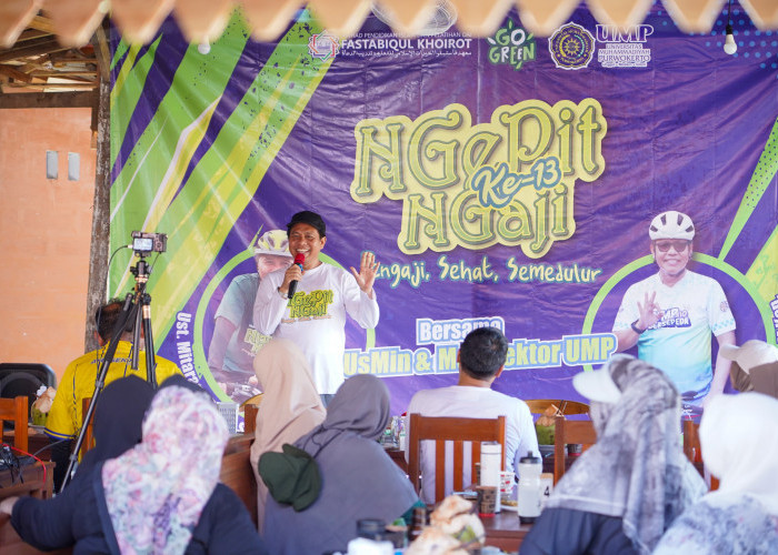 UMP Green Campus: Ngepit Ngaji Bareng Ustad Mintaraga & Mas Rektor UMP