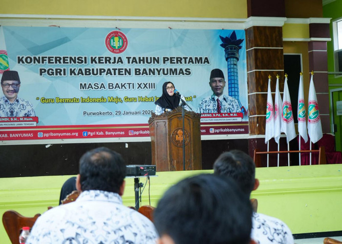 Wabup Banyumas Dorong Guru Tetap Berdedikasi Hadapi Tantangan Zaman