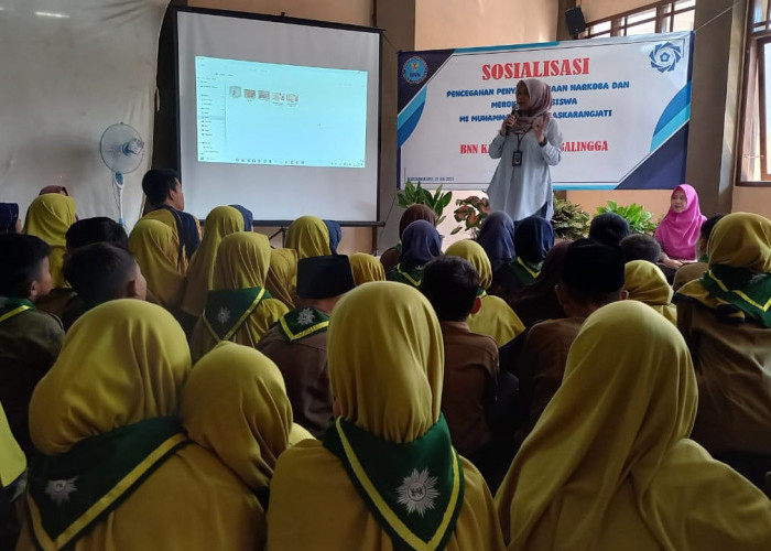 Akhiri MATSAMA, MIM Jensoed Bodaskarangjati Gelar Penyuluhan Dengan BNNK Purbalingga