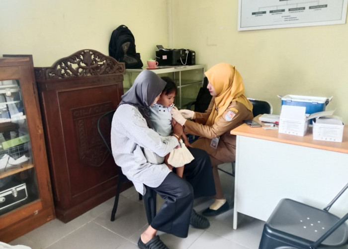 Nihil Kasus, 227 Balita di Maos Lor Cilacap Jalani Vaksinasi Campak