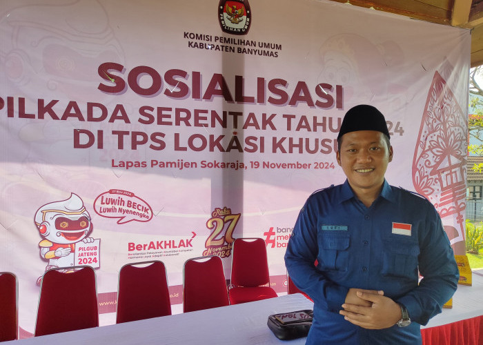 KPU Banyumas Tingkatkan Partisapasi Pemilih dengan Sosialisasi di TPS Loksus