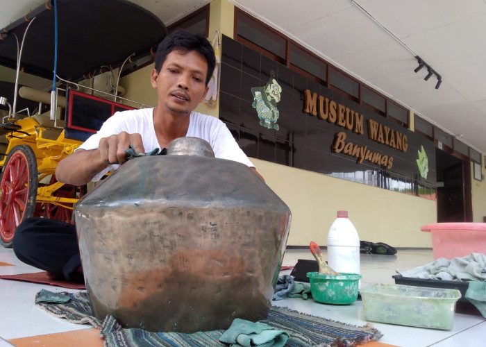 Wow, Usia Gamelan di Museum Wayang Banyumas Hampir Seabad