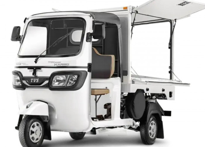 TVS Kargo Open Tray Grill, Motor Niaga Rp39,5 Juta untuk Bisnis Anda