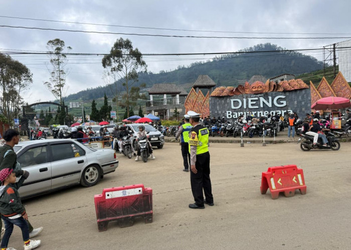 Arus Wisata Dieng Padat Usai Lebaran, Skema One Way Disiapkan