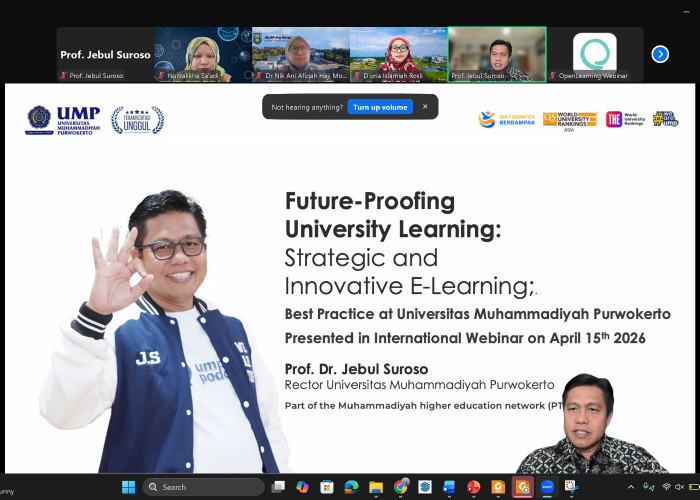 Rektor UMP Jadi Pembicara Internasional, Dorong Transformasi e-Learning Perguruan Tinggi