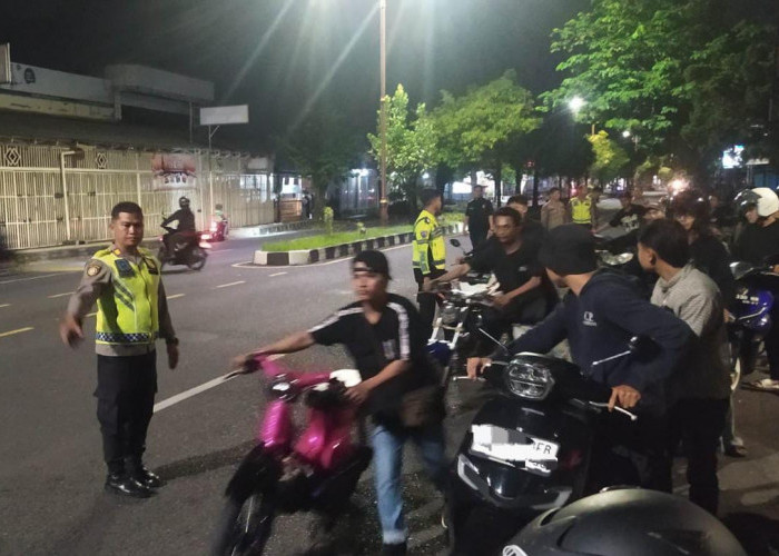 13 Sepeda Motor yang Terindikasi Digunakan untuk Balap Liar di Cilacap Diamankan
