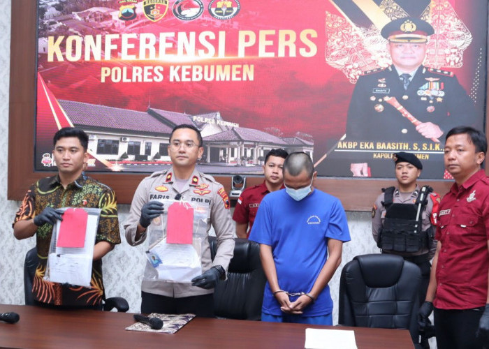 Diduga Gelapkan Uang Perusahaan, Sales Ditahan Polres Kebumen