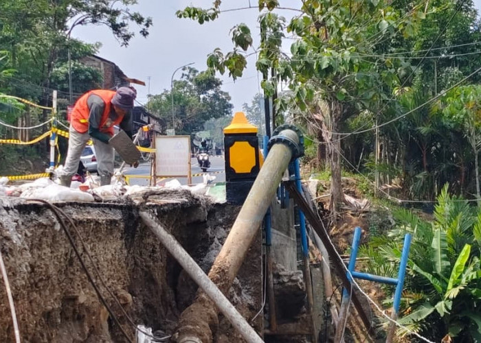 Air Bersih Mulai Mengalir, PUDAM Tirta Serayu Banjarnegara Rampungkan Perbaikan Pipa Putus