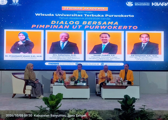 Jelang Wisuda, UT Purwokerto Bekali 875 Calon Wisudawan Wawasan Inovasi dan Kemandirian Ekonomi