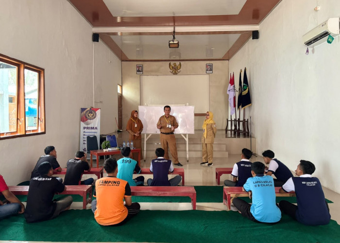 Putus Sekolah, Warga Binaan Lapas Cilacap Kejar Ijazah Melalui Program Kesetaraan