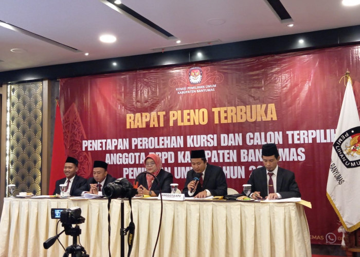 KPU Banyumas Tetapkan Hasil Pemilu Legislatif 2024, 50 Kursi DPRD Terisi, Berikut Caleg yang Terpilih