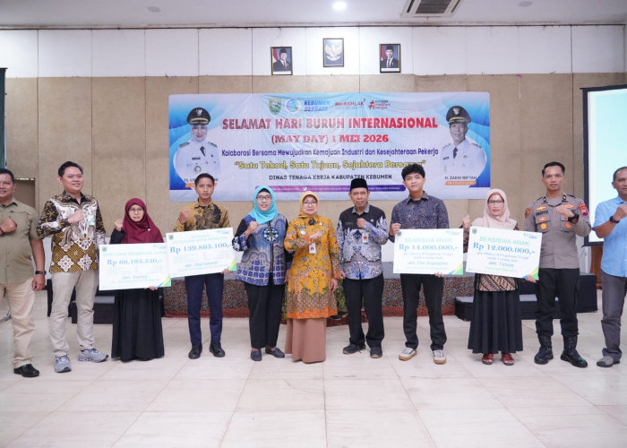 Peringati May Day, Pemkab Kebumen Kolaborasi Dorong Kesejahteraan Pekerja