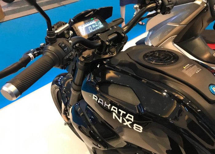 Rakata NX8 Motor Listrik Sport Retro 2000W, Tampil Stylish dan Hemat Energi