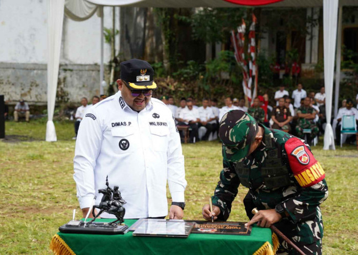 TMMD Sengkuyung Tahap I di Tunjungmuli Purbalingga Selesai, Jalan Baru 600 Meter Sambungkan Dua Dusun