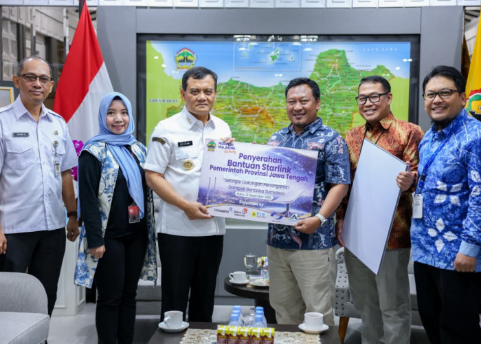 Pemprov Jateng Kembali Kirim Delapan Perangkat Starlink ke Aceh untuk Bantu Komunikasi