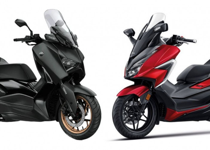 Harga Beda Jauh Antara Motor Matic Yamaha Xmax Connected vs Honda Forza, Mana yang Lebih Tangguh ?