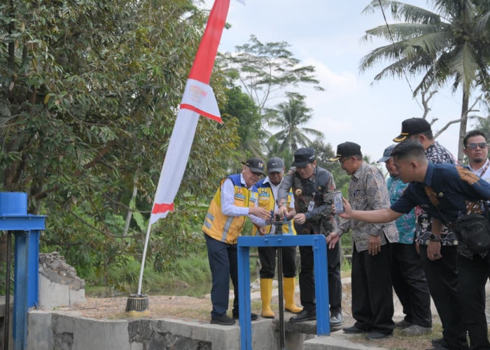 Kabar Baik untuk Petani! Irigasi Gemuruh Kembali Mengalir Usai 79 Hari Diperbaiki