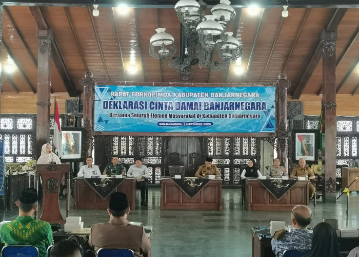 Forkopimda dan Tokoh Lintas Agama Banjarnegara Deklarasi Damai, Tolak Aksi Anarkis