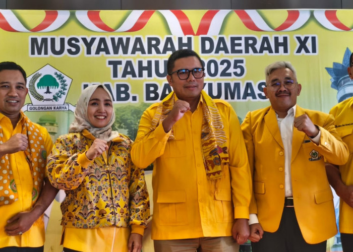 Terpilih Secara Aklamasi, Arief Dwi Kusumawardhana Kembali Pimpin Golkar Banyumas