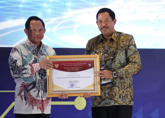 Jateng Sabet Dukcapil Prima Award Kategori Kolaboratif