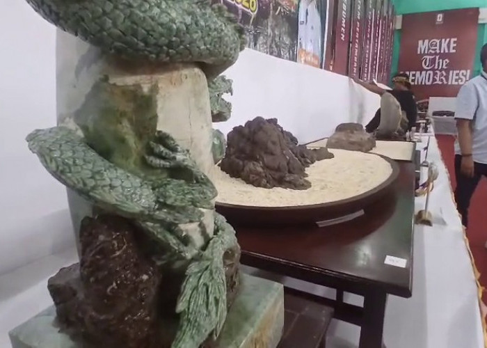 Melihat Pameran 351 Karya Suiseki, Cara Unik Perkenalkan Geopark Kebumen