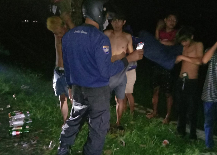 Pesta Miras, Belasan Pemuda di Jatilawang Diamankan Polisi