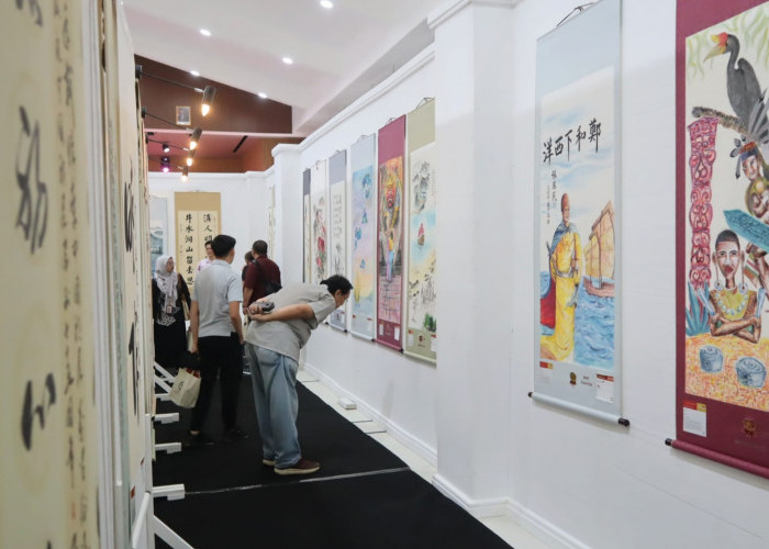 Pameran Lukisan dan Kaligrafi Tiongkok–Indonesia Dibuka di Purwokerto, Simbol Eratnya Persahabatan Dua Bangsa