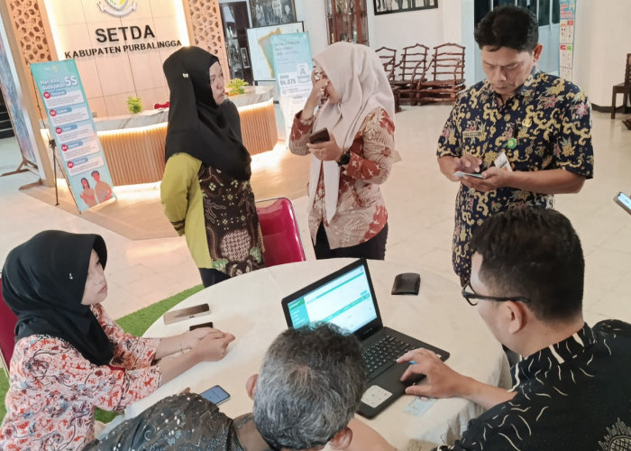 Kejar Aktivasi IKD, Dinpendukcapil Purbalingga Jemput Bola ke OPD